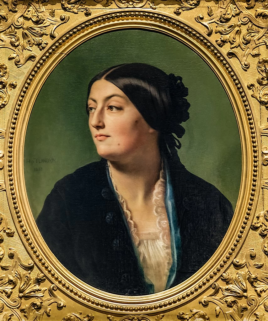 Hippolyte Flandrin - 110, Ritratto di Jeanne Elisabeth, dite Isabelle Hittorf, Museo del Louvre, Parigi
